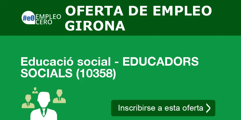 Educació social - EDUCADORS SOCIALS (10358)