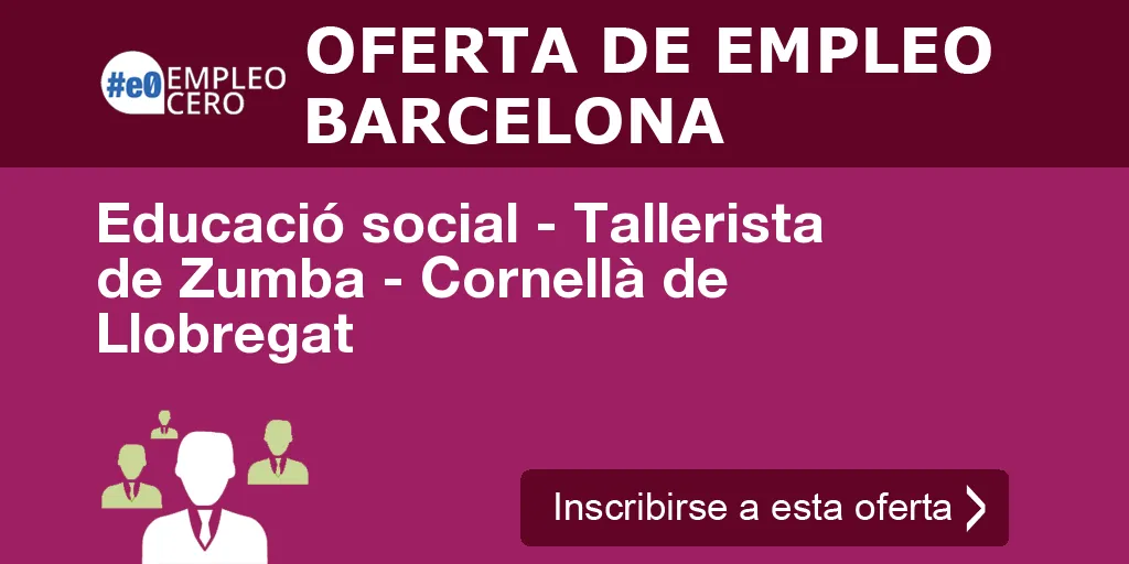 Educació social - Tallerista de Zumba - Cornellà de Llobregat