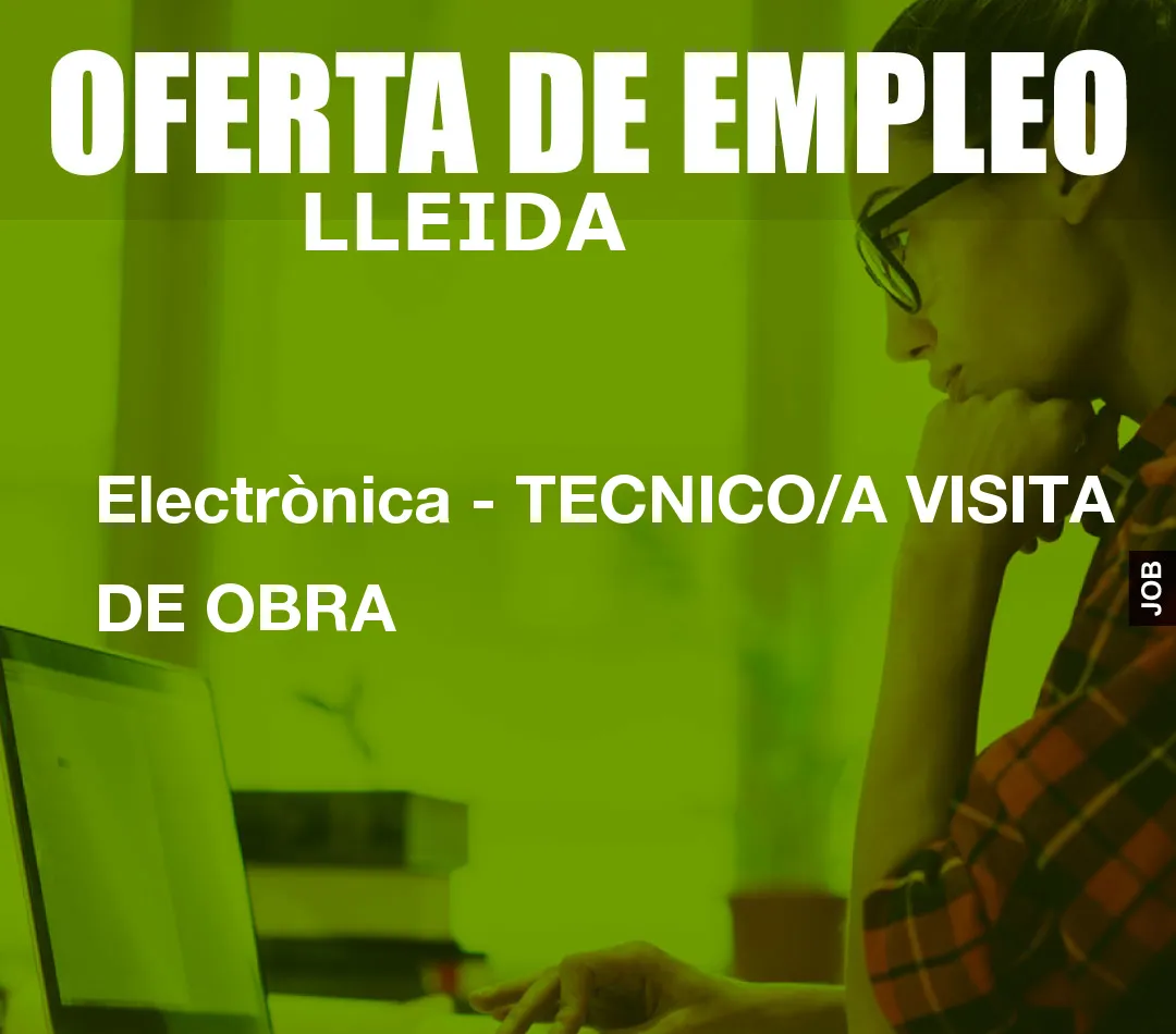 Electrònica - TECNICO/A VISITA DE OBRA