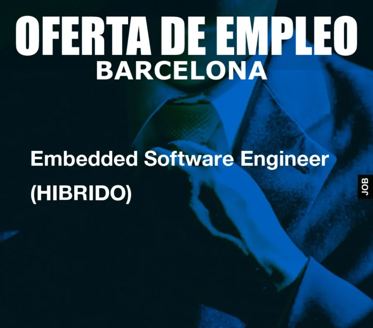 Embedded Software Engineer (HIBRIDO)