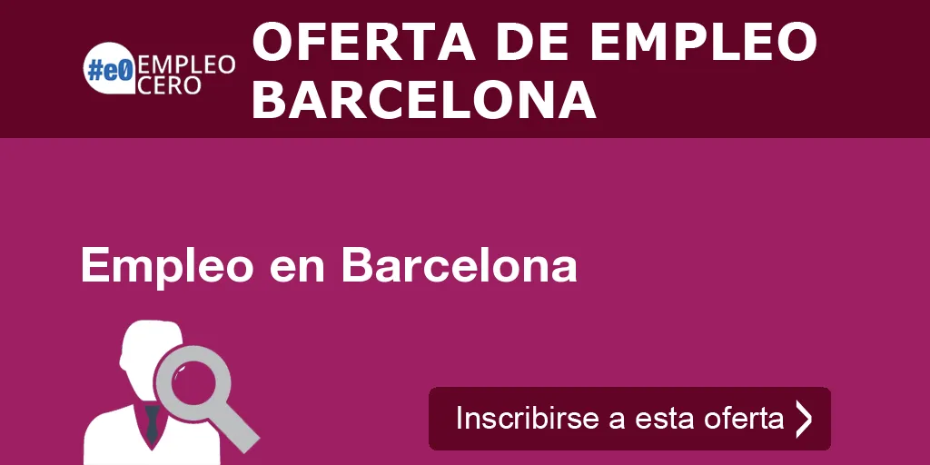 Empleo en Barcelona