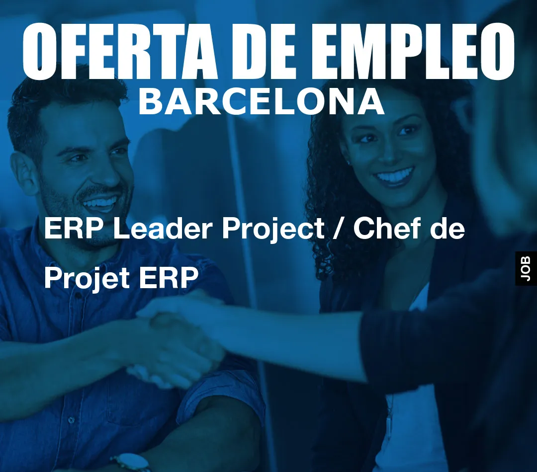 ERP Leader Project / Chef de Projet ERP