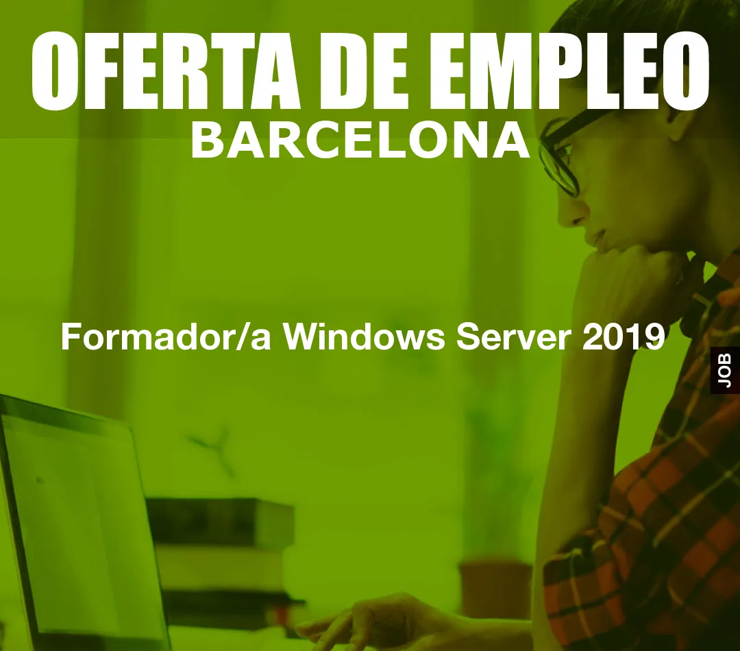 Formador/a Windows Server 2019