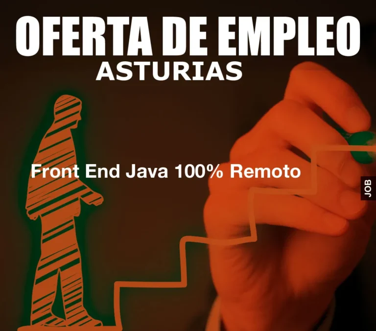 Front End Java 100% Remoto