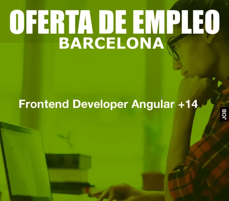Frontend Developer Angular +14