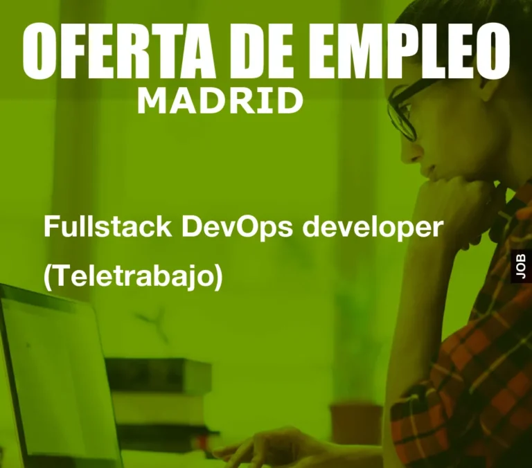 Fullstack DevOps developer (Teletrabajo)