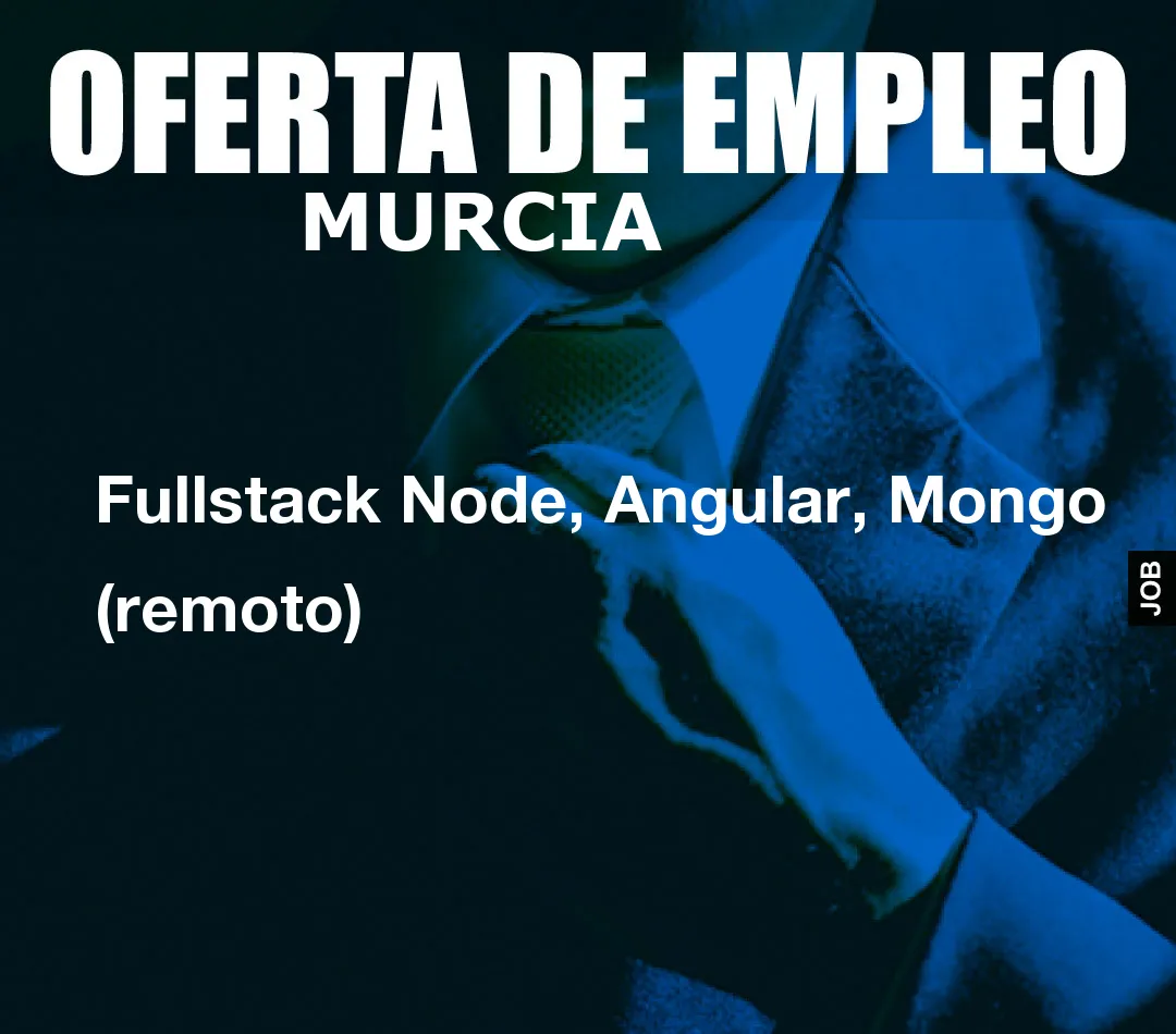 Fullstack Node, Angular, Mongo (remoto)