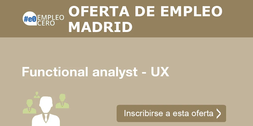 Functional analyst - UX