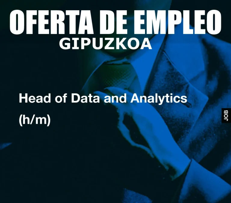 Head of Data and Analytics (h/m)