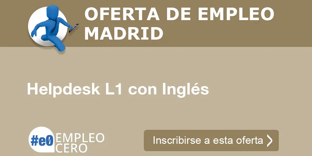 Helpdesk L1 con Inglés
