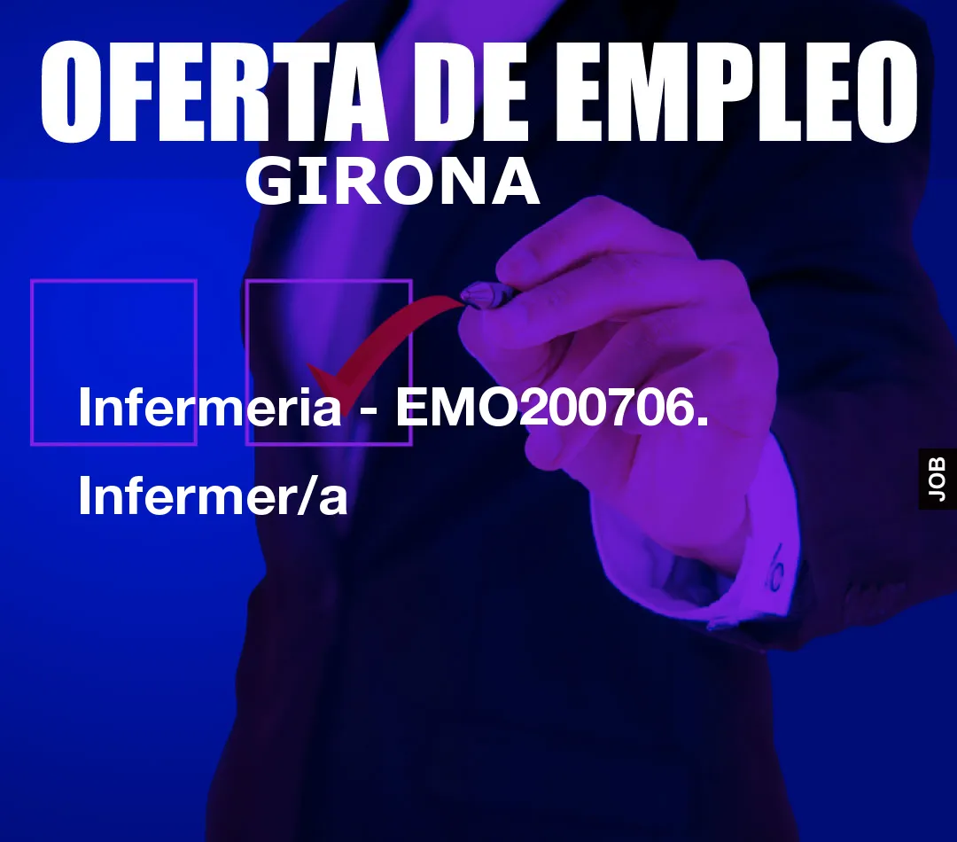 Infermeria - EMO200706. Infermer/a