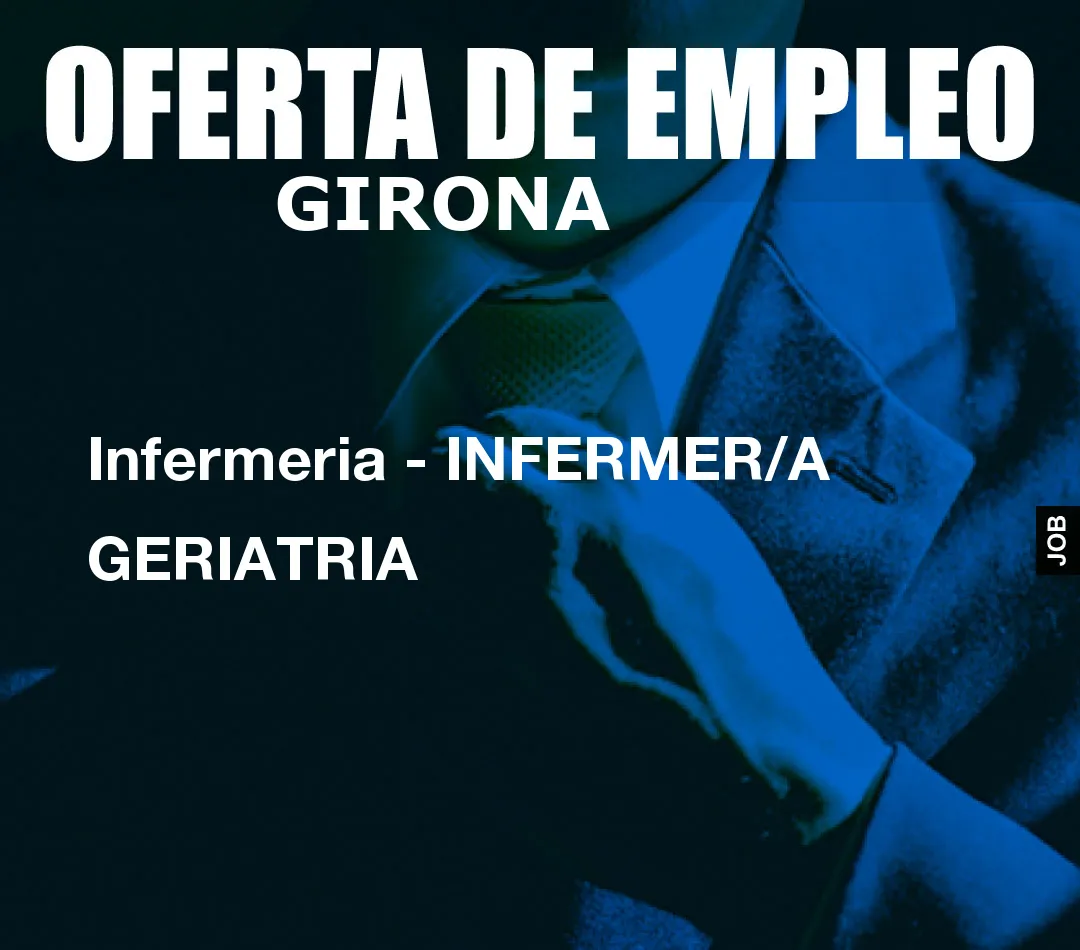 Infermeria - INFERMER/A GERIATRIA