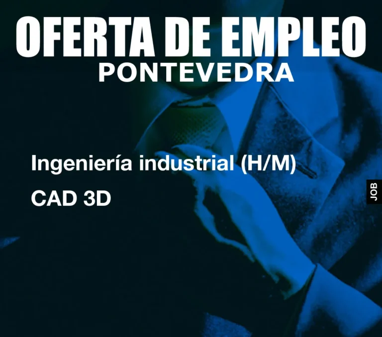 Ingeniería industrial (H/M) CAD 3D