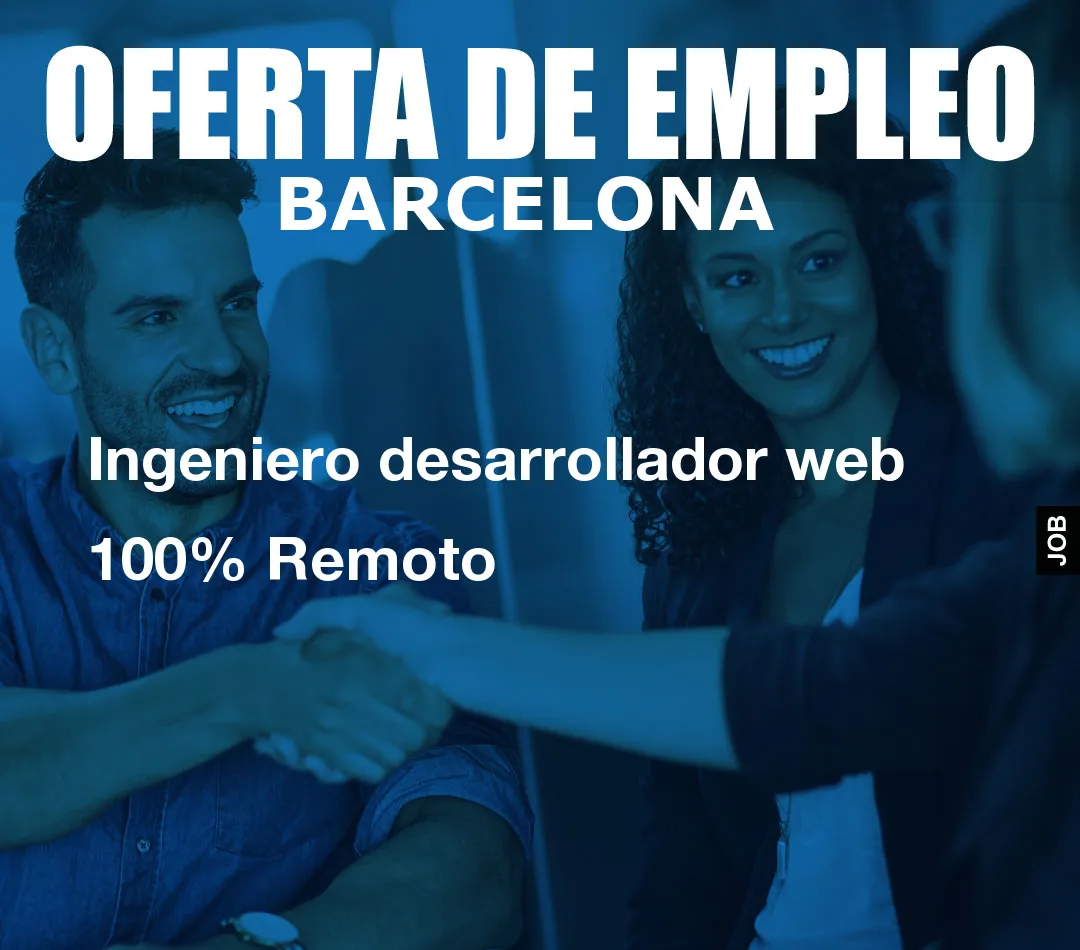 Ingeniero desarrollador web 100% Remoto