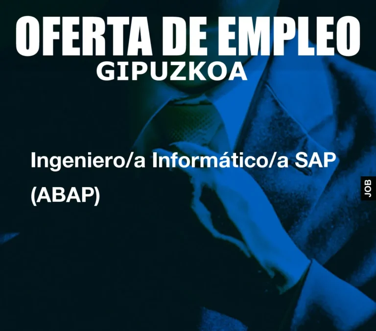 Ingeniero/a Informático/a SAP (ABAP)