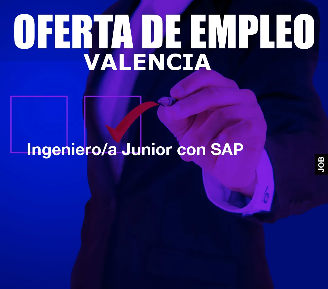 Ingeniero/a Junior con SAP