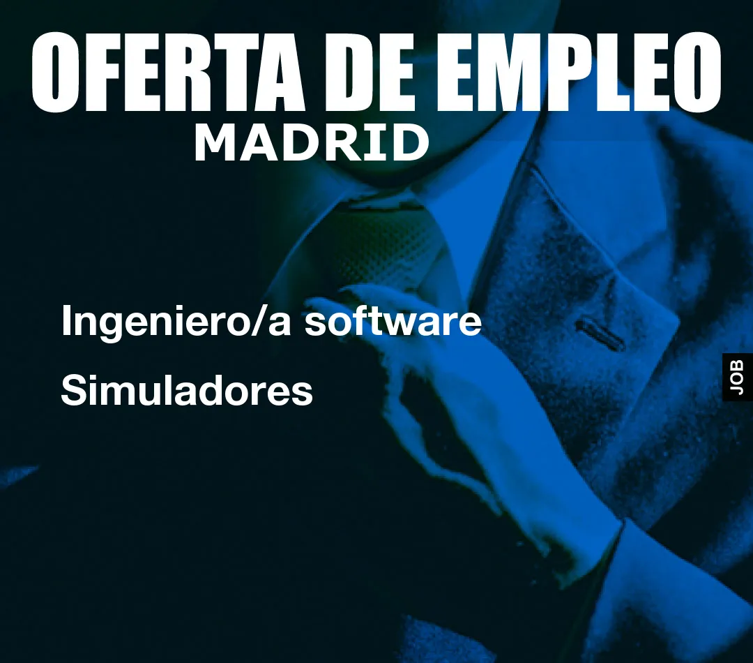 Ingeniero/a software Simuladores