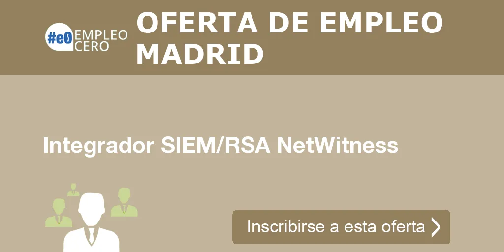 Integrador SIEM/RSA NetWitness