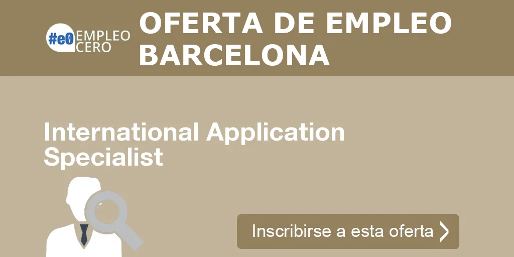 International Application Specialist