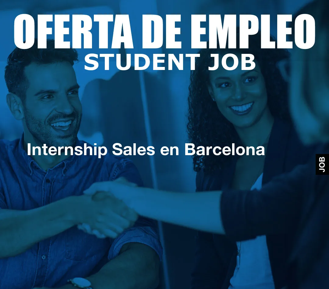 Internship Sales en Barcelona
