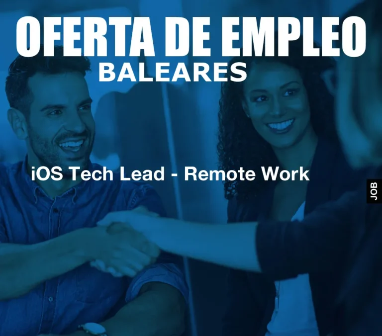 iOS Tech Lead – Remote Work
