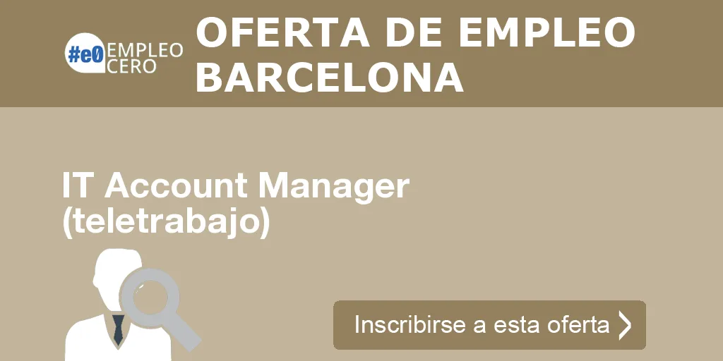 IT Account Manager (teletrabajo)