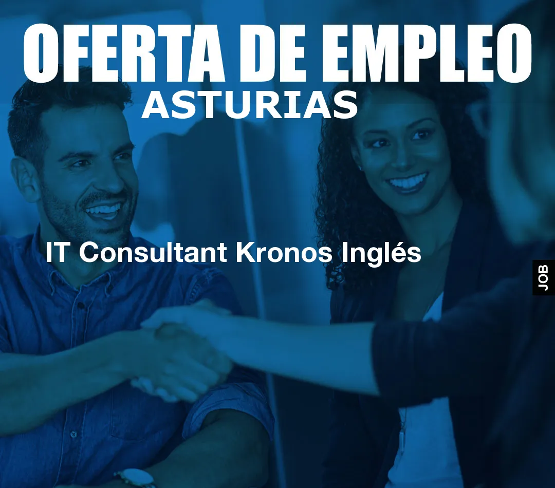IT Consultant Kronos Inglés