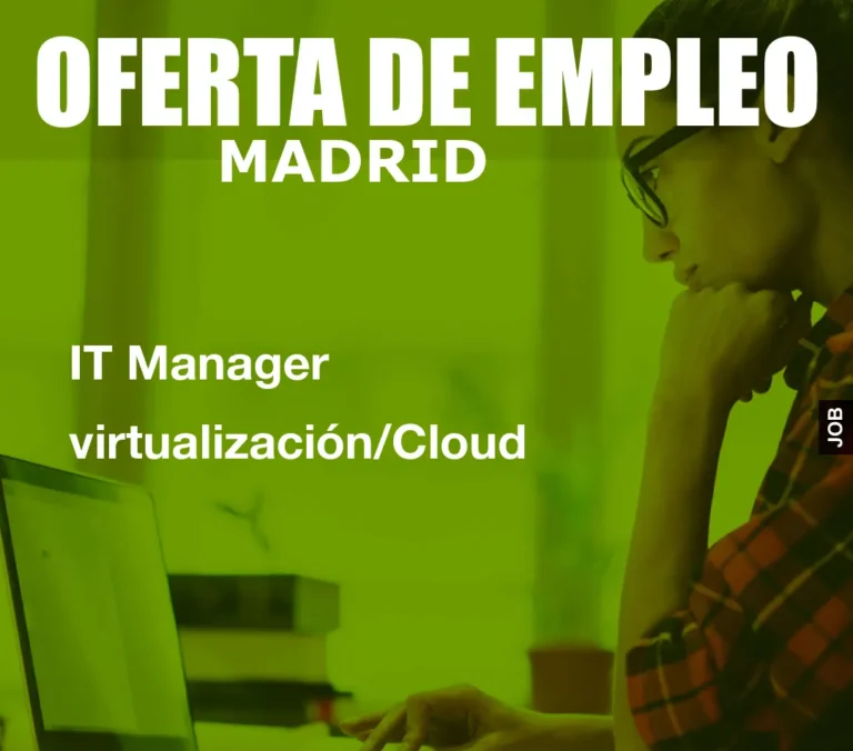 IT Manager virtualización/Cloud