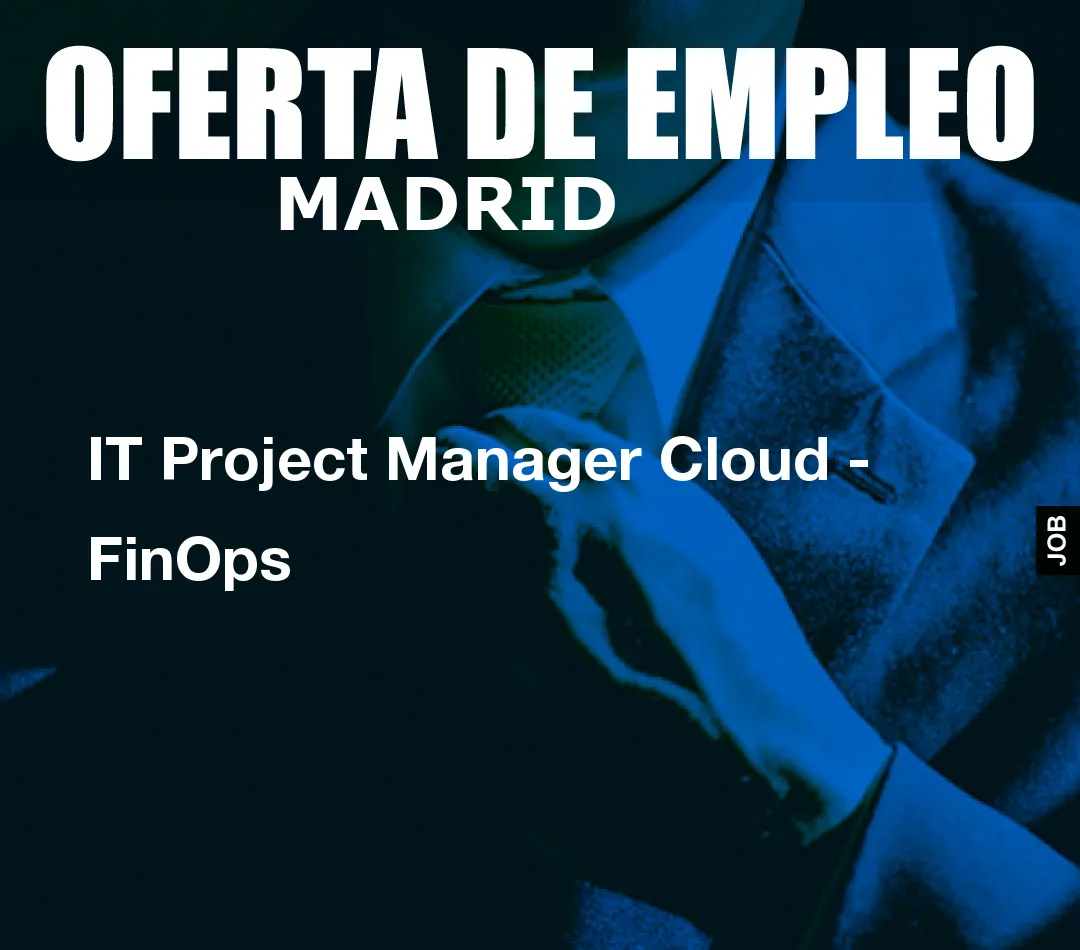 IT Project Manager Cloud - FinOps