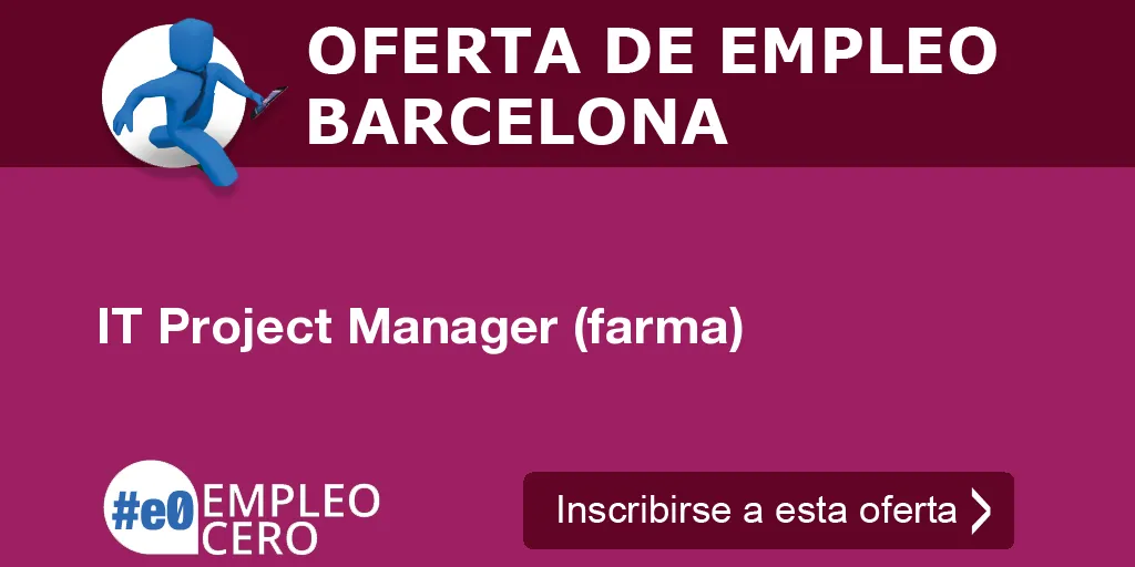 IT Project Manager (farma)