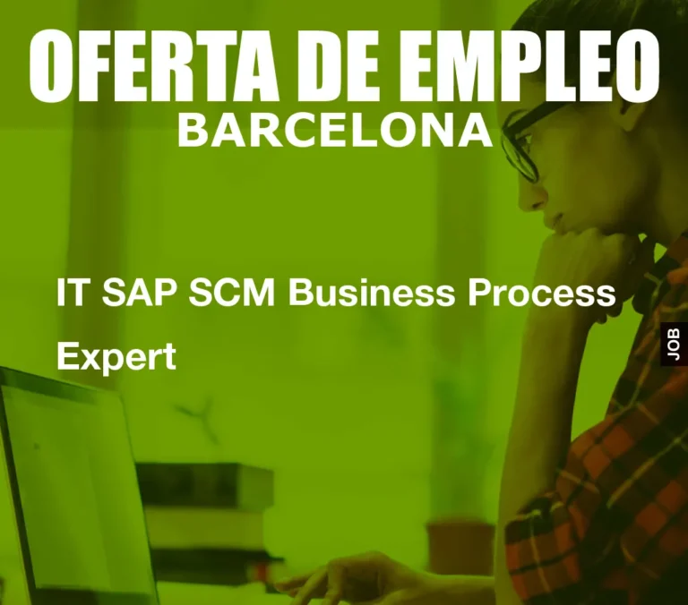 IT SAP SCM Business Process Expert