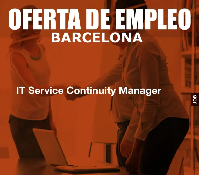 IT Service Continuity Manager