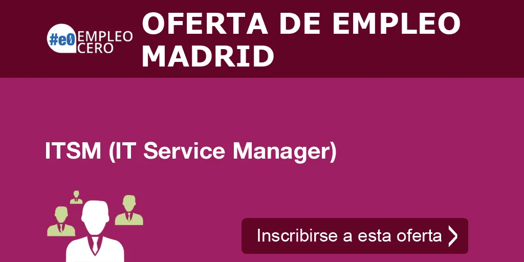 ITSM (IT Service Manager)