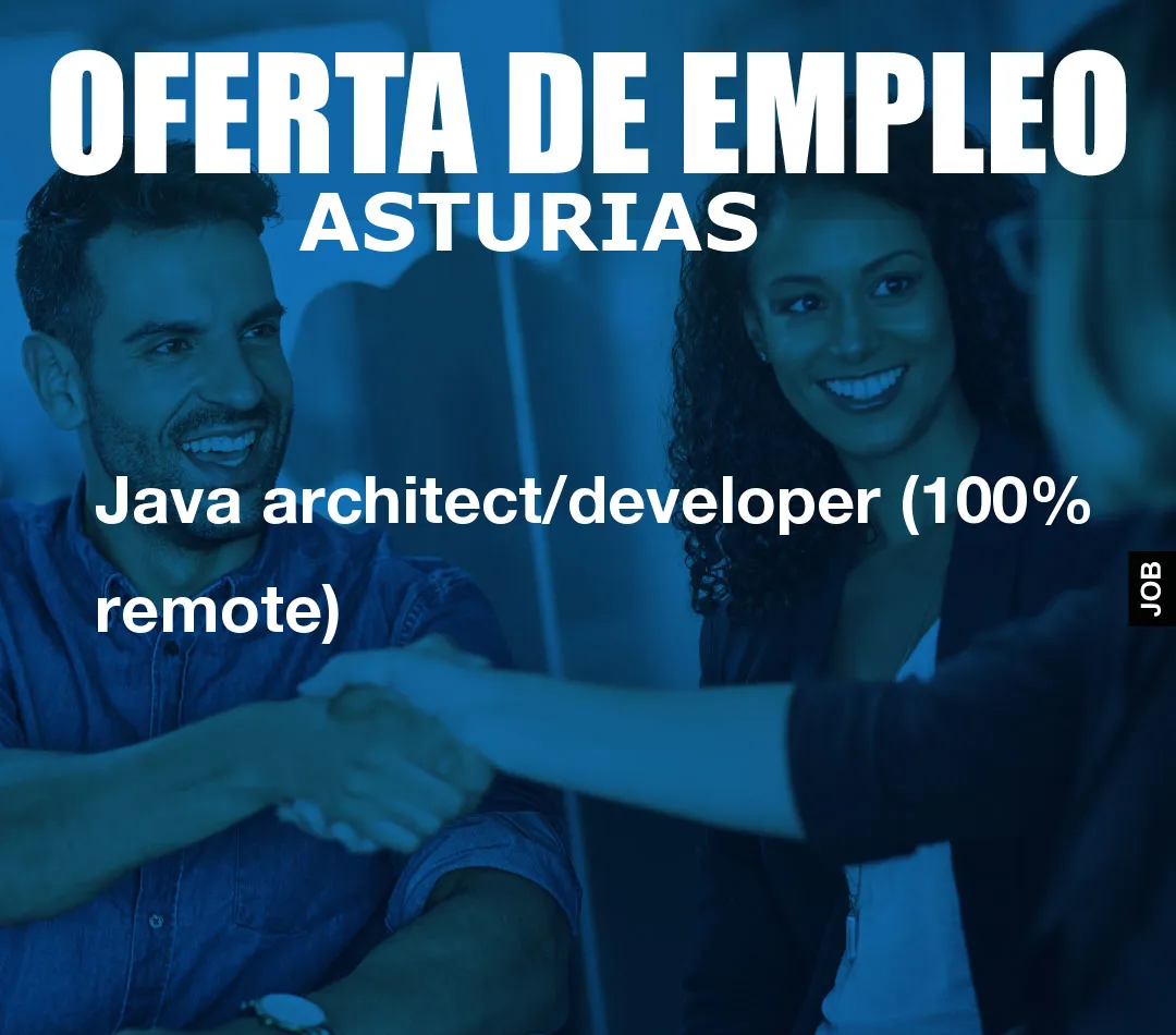 Java architect/developer (100% remote)