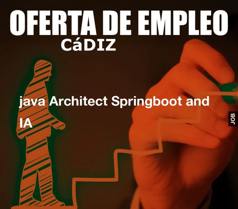 java Architect Springboot and IA