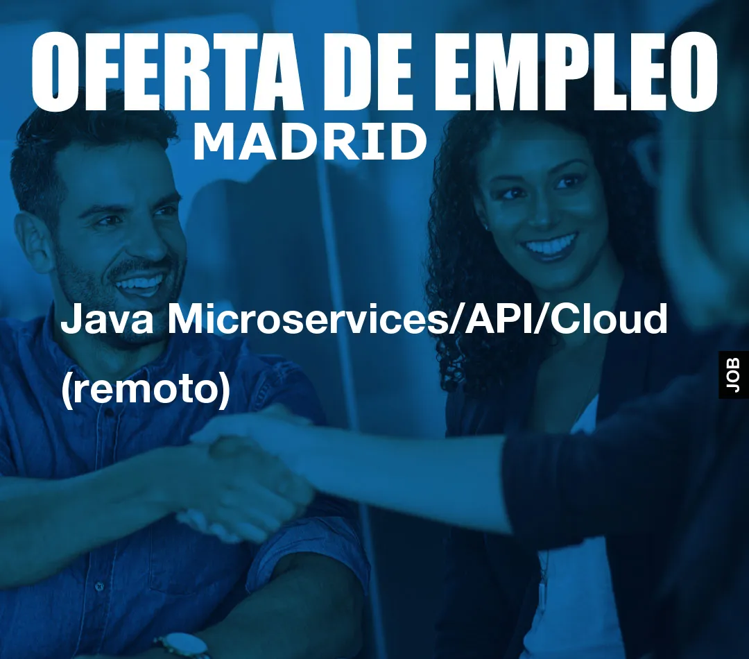 Java Microservices/API/Cloud (remoto)