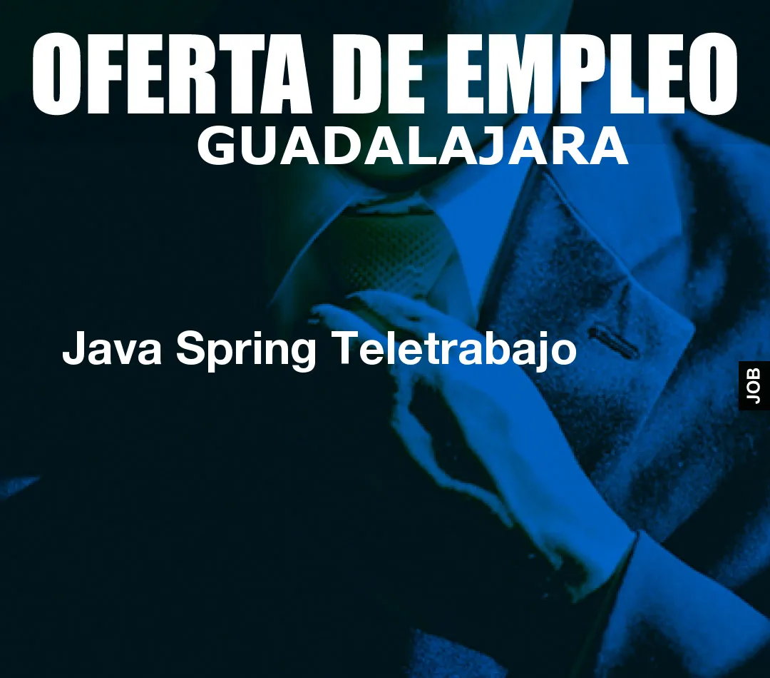 Java Spring Teletrabajo
