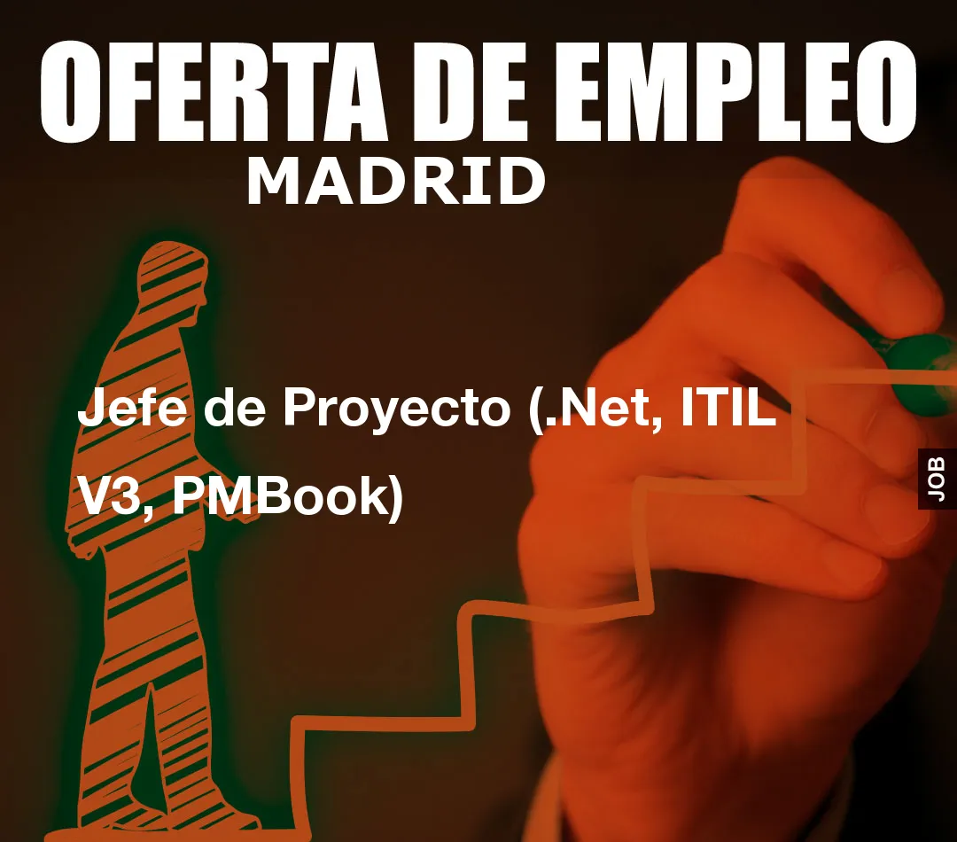 Jefe de Proyecto (.Net, ITIL V3, PMBook)