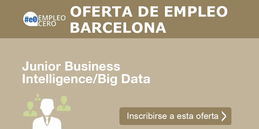 Junior Business Intelligence/Big Data