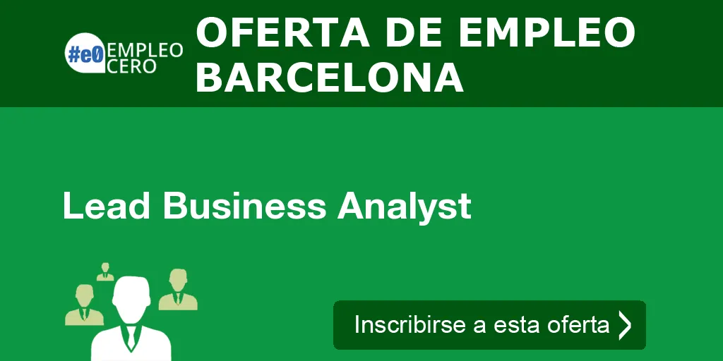 Lead Business Analyst