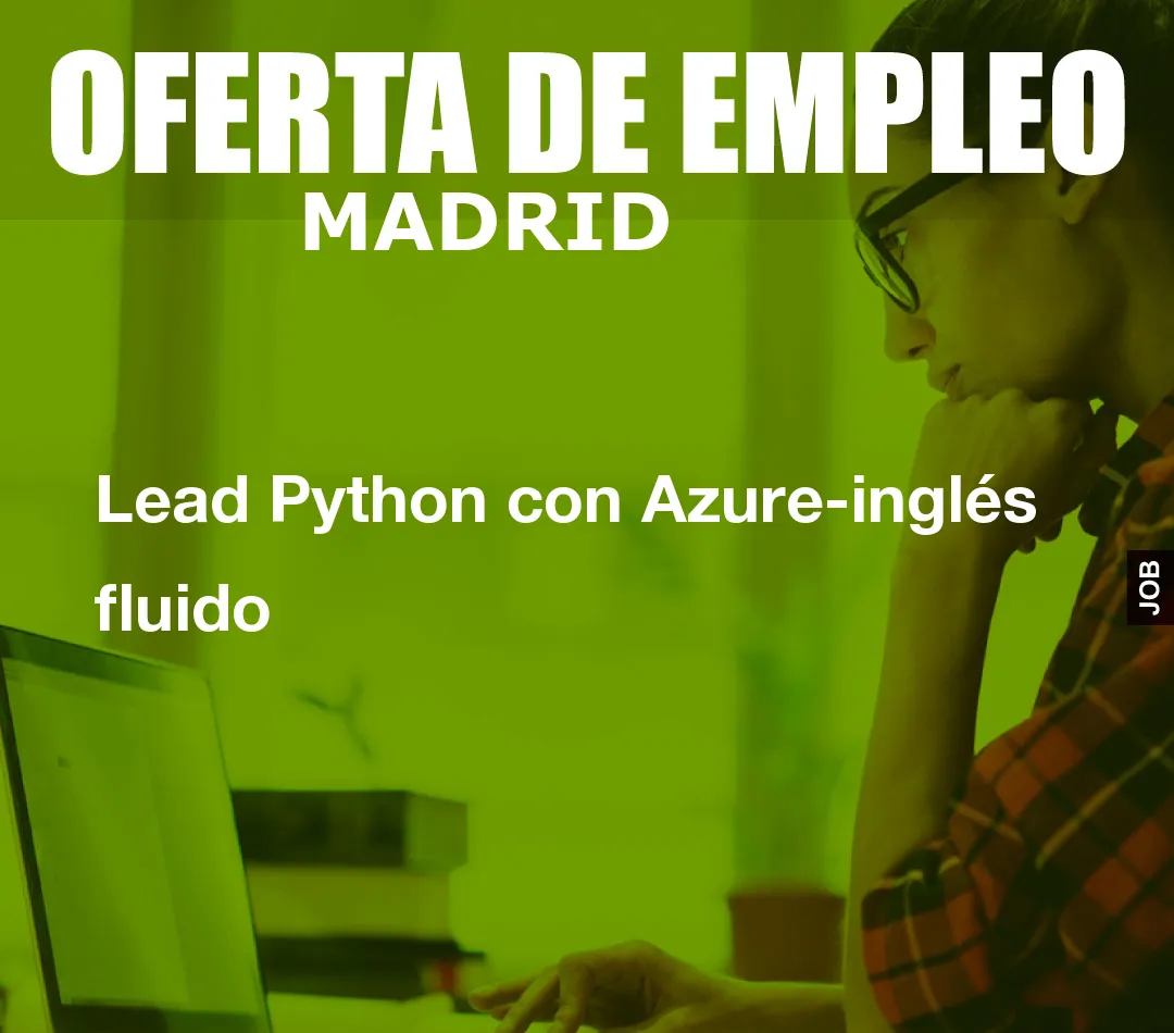 Lead Python con Azure-inglés fluido
