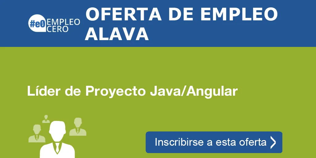 Líder de Proyecto Java/Angular