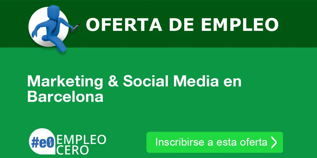 Marketing & Social Media en Barcelona
