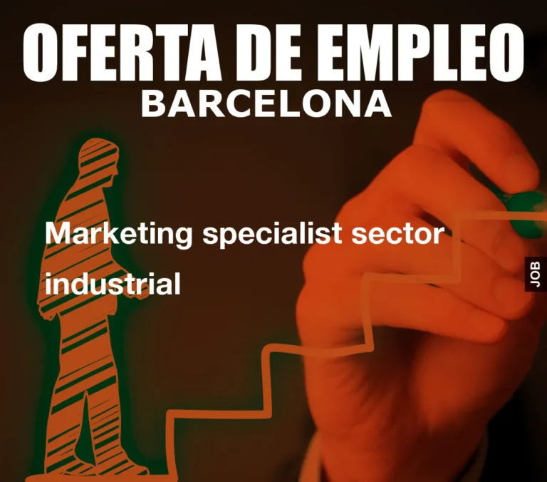 Marketing specialist sector industrial