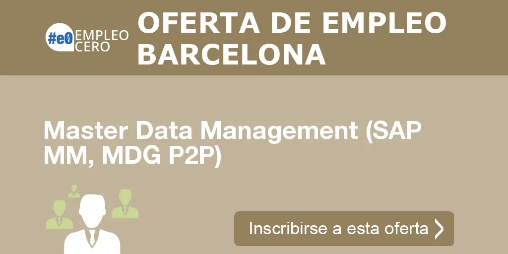 Master Data Management (SAP MM, MDG P2P)
