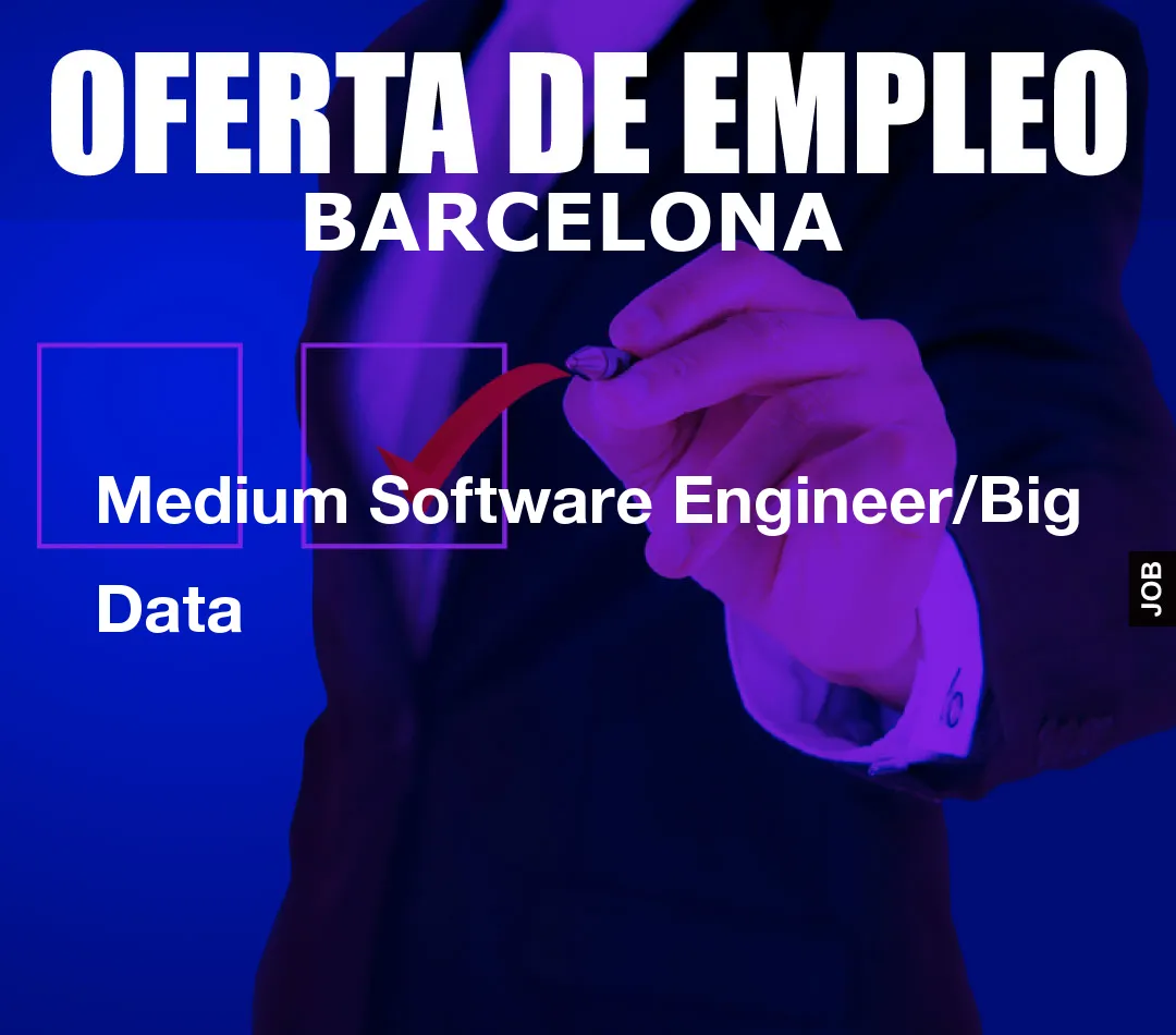 Medium Software Engineer/Big Data