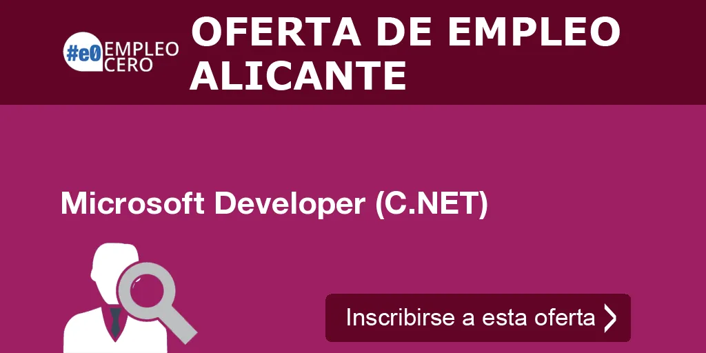 Microsoft Developer (C.NET)