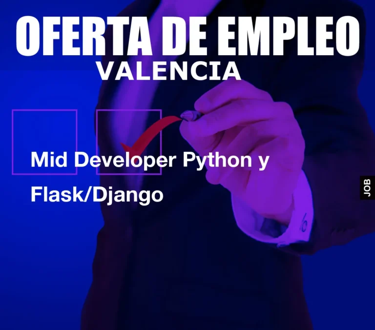 Mid Developer Python y Flask/Django