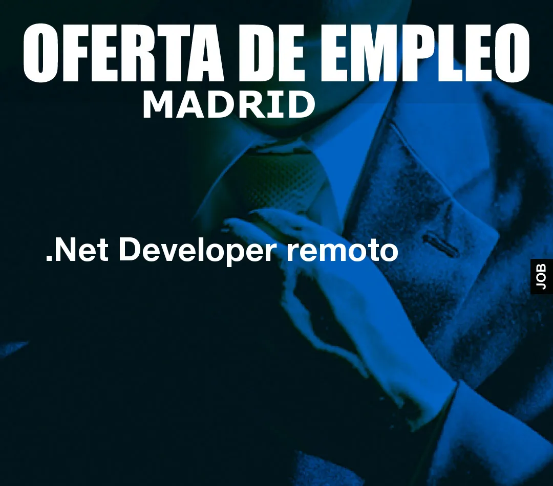 .Net Developer remoto