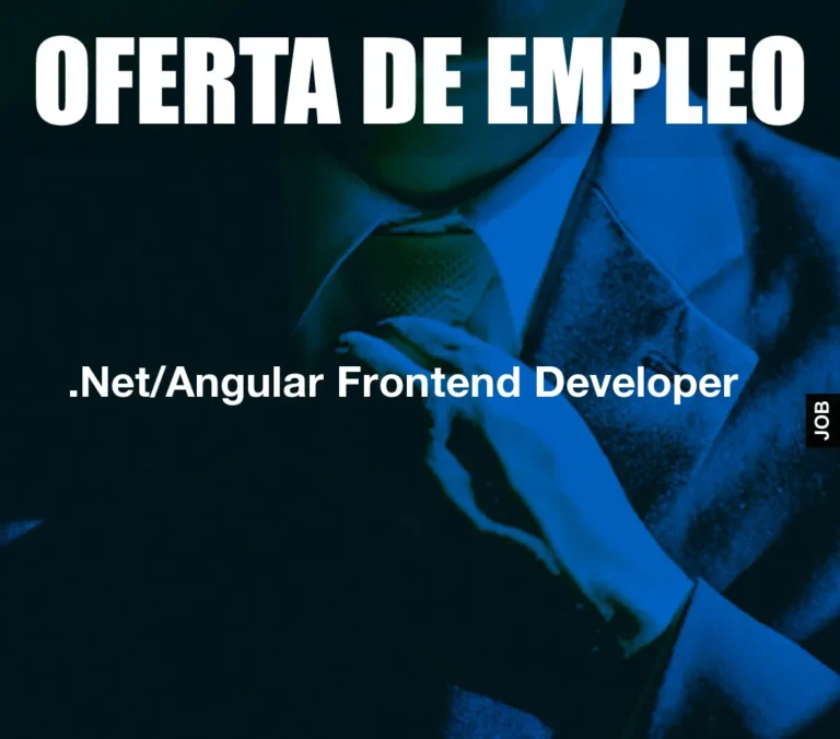 .Net/Angular Frontend Developer